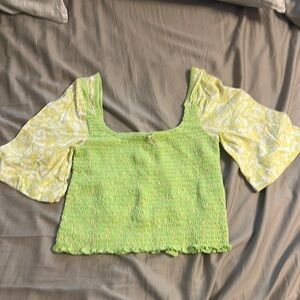 Like New * Free People Smocked Top sz:S